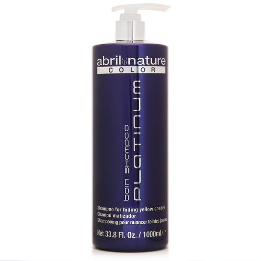 Abril Nature Platinum Silver Shampoo 1000ml,33.8 Oz.