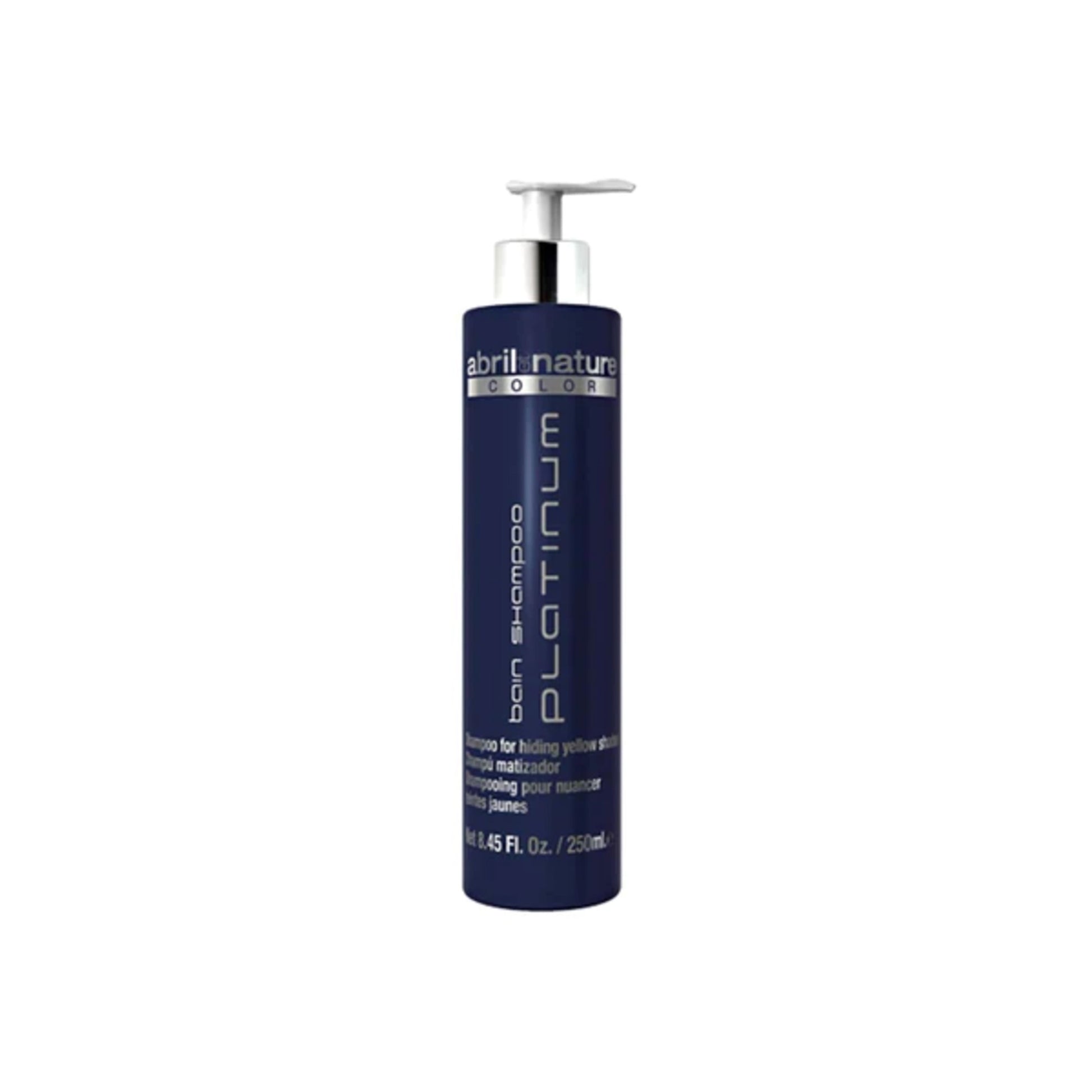 Abril Nature Platinum Silver Shampoo 250ml,8.45 Oz.