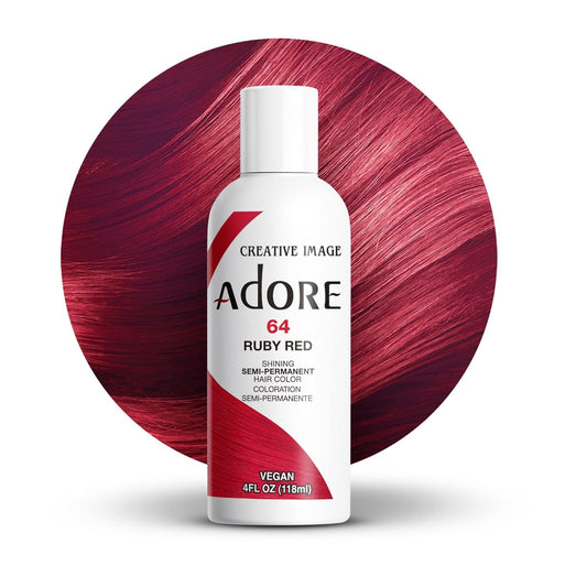 Adore Semi Permanent Hair Color,Ruby Red,64