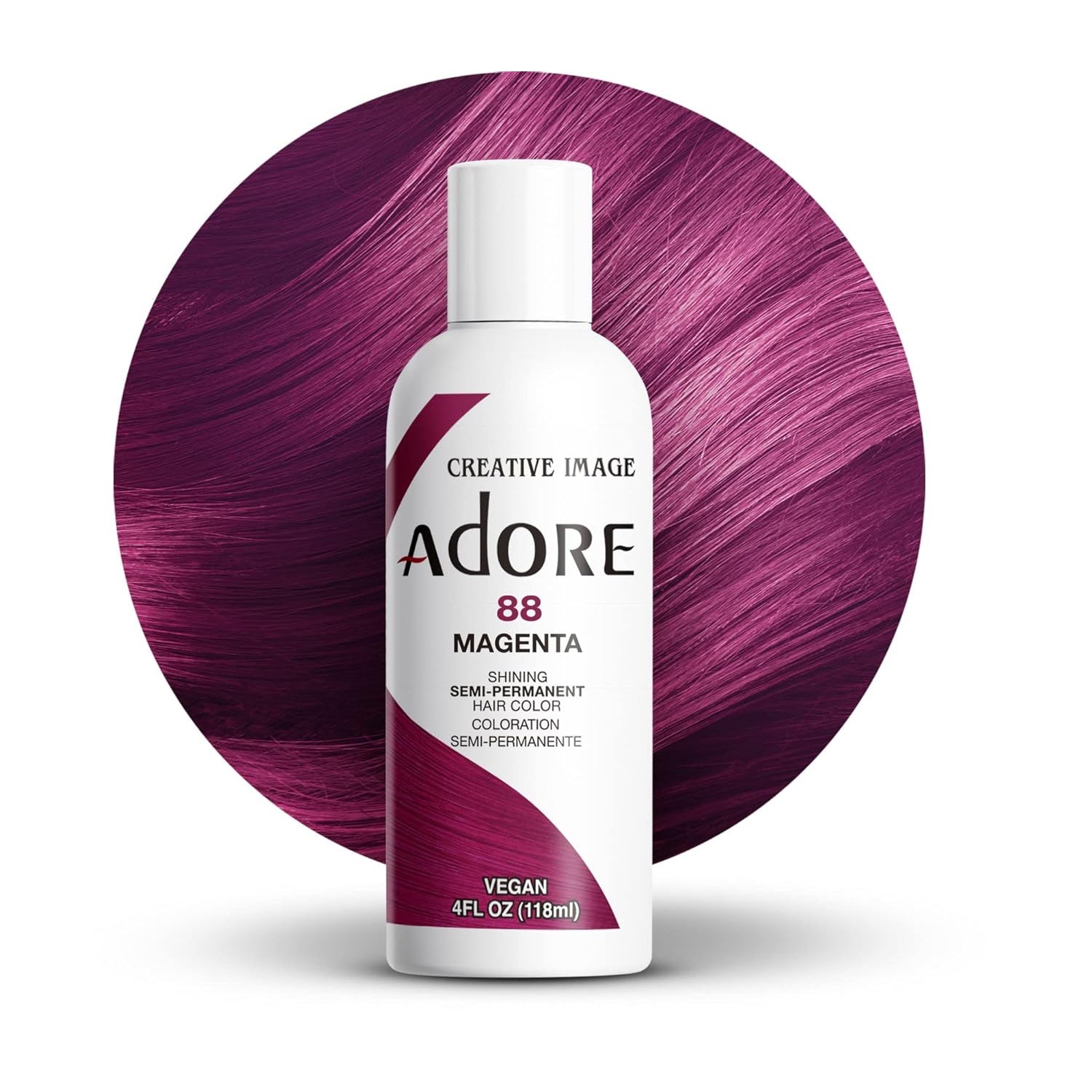 Adore Semi Permanent Hair Color,Magenta,88