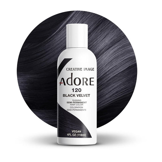 Adore Semi Permanent Hair Color,Black Velvet,120