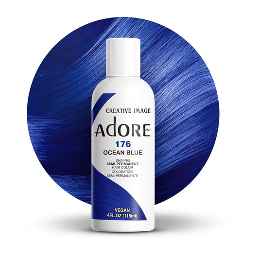Adore Semi Permanent Hair Color,Ocean Blue,176