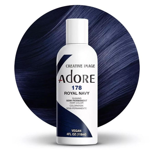 Adore Semi Permanent Hair Color,Royal Navy,178