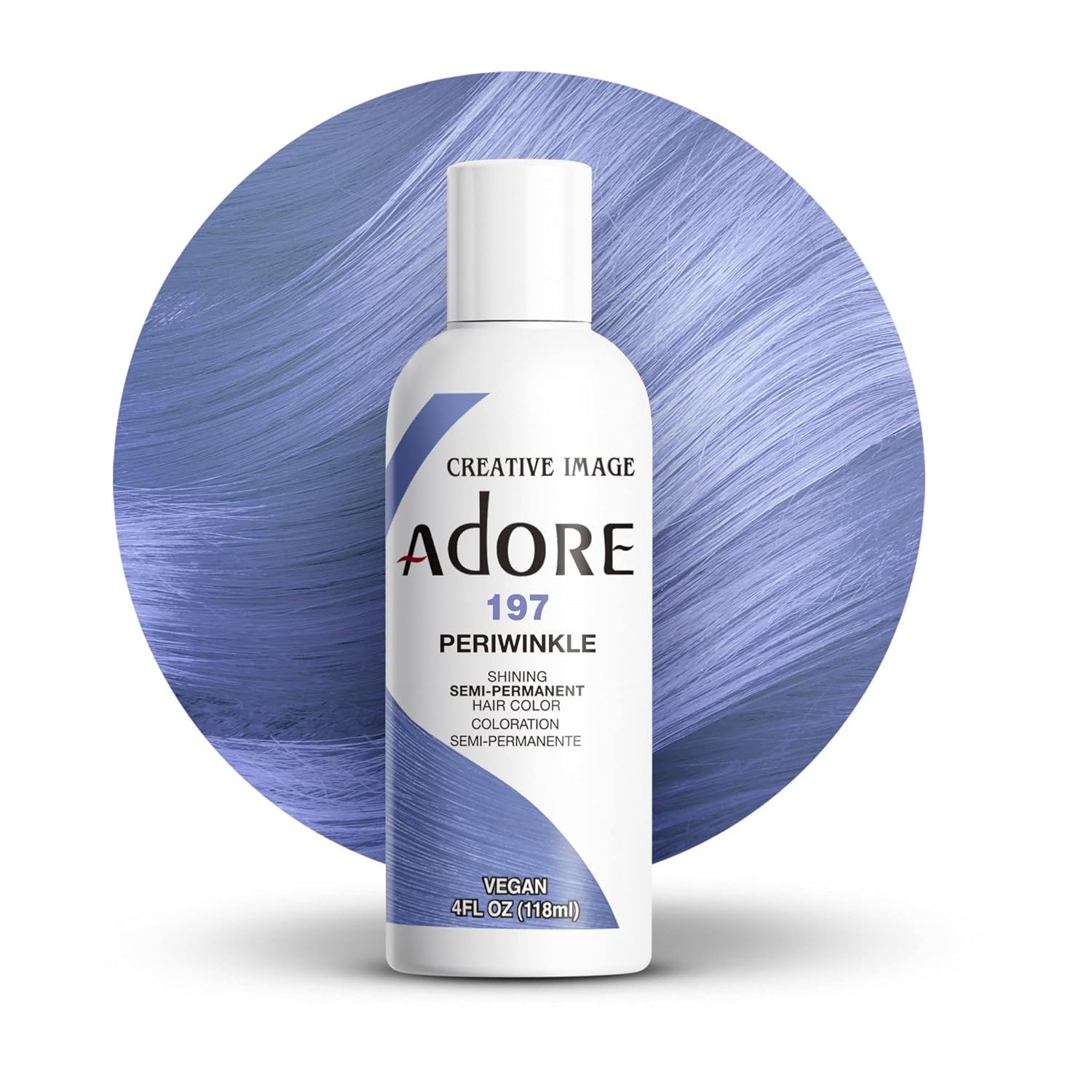 Adore Semi Permanent Hair Color,Peri Winkle,197