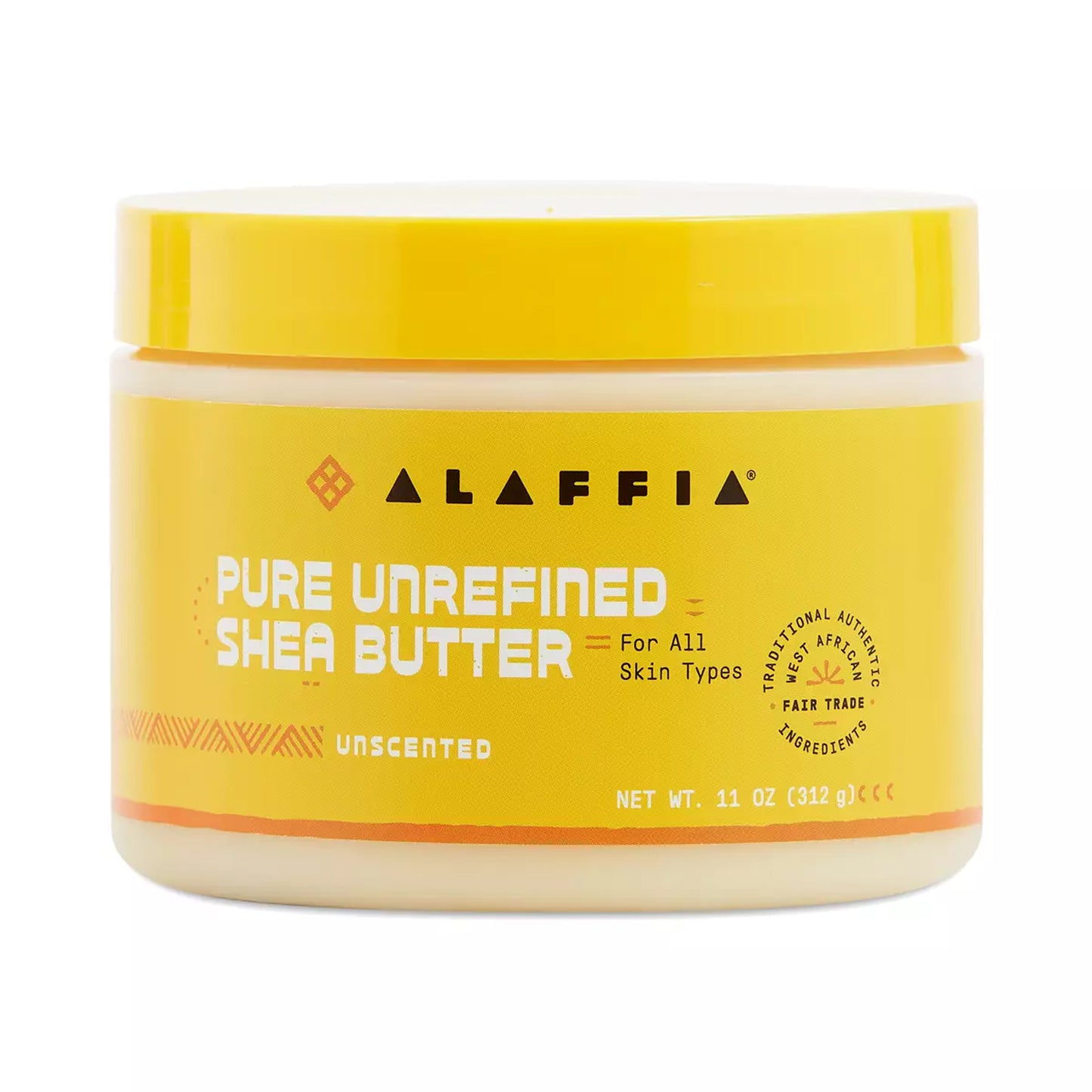 Alaffia Every Day Authentic Shea Butter, Unscented, 11 Oz.