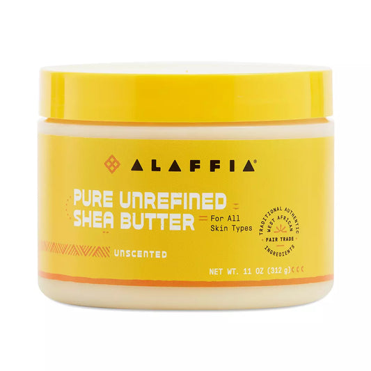 Alaffia Every Day Authentic Shea Butter, Unscented, 11 Oz.