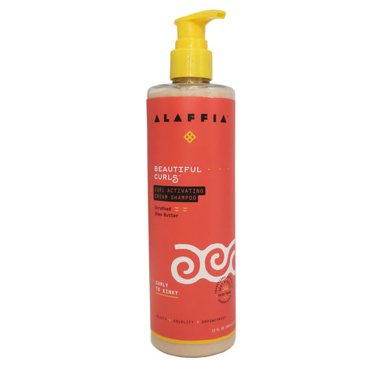 Alaffia Beautiful Curls Curl Cream Shampoo, 12 Oz.