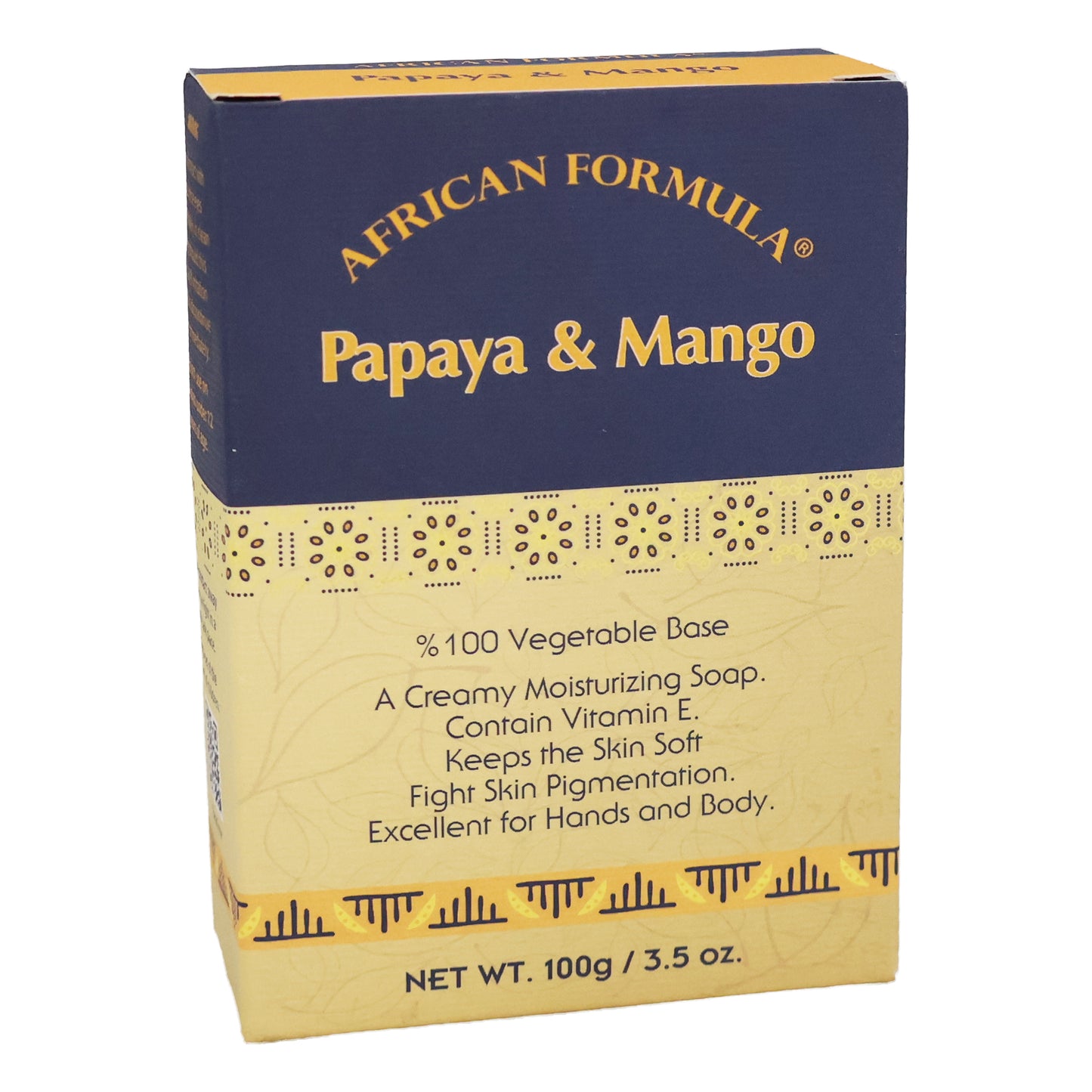 African Formula Soap Papaya and Mango, 3.5 Oz.
