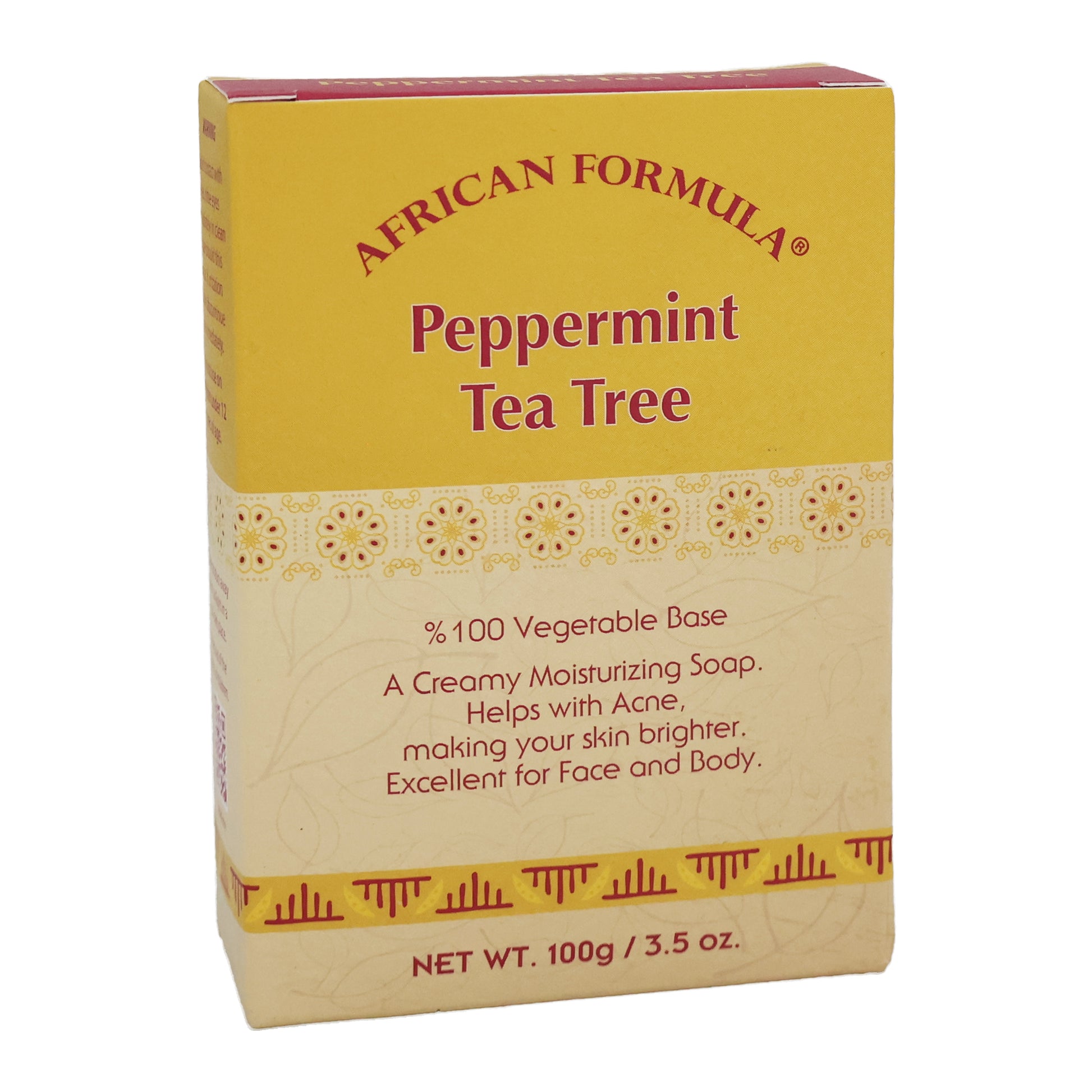 African Formula Soap Peppermint Tea Tree, 3.5 Oz.