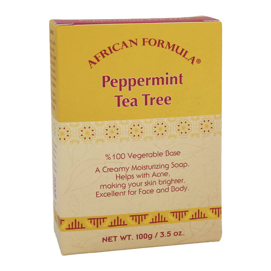 African Formula Soap Peppermint Tea Tree, 3.5 Oz.