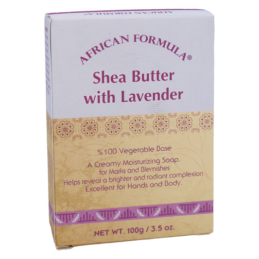 African Formula Soap Shea Butter with Lavender, 3.5 Oz.