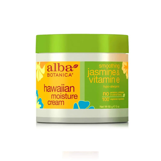 Alba Botanica Hawaiian Jasmine & Vitamin E Moisture Cream 3oz