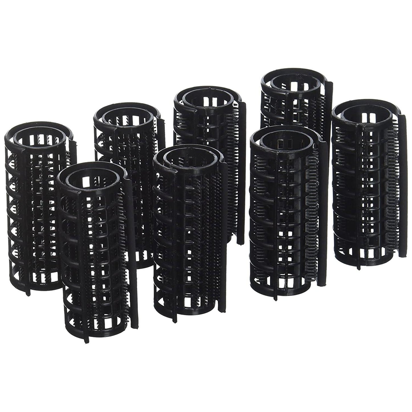1 1/8"Annie Snap On Rollers X Large Black, 8/PK