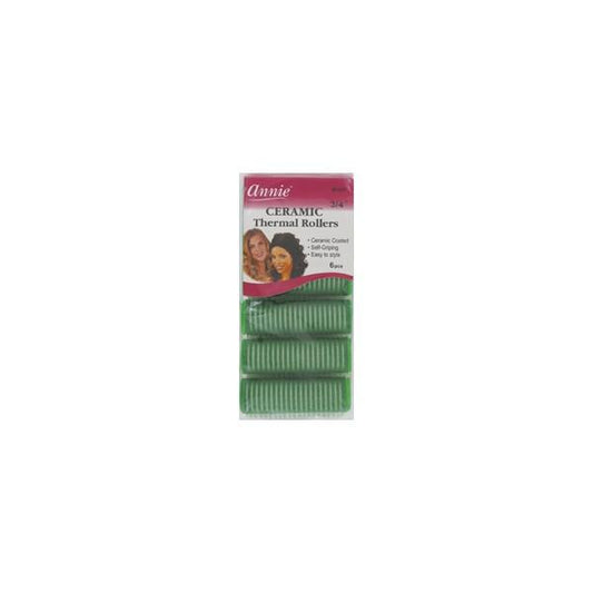 3/4" Annie Roller Ceramic Thermal, Green, 6/PK