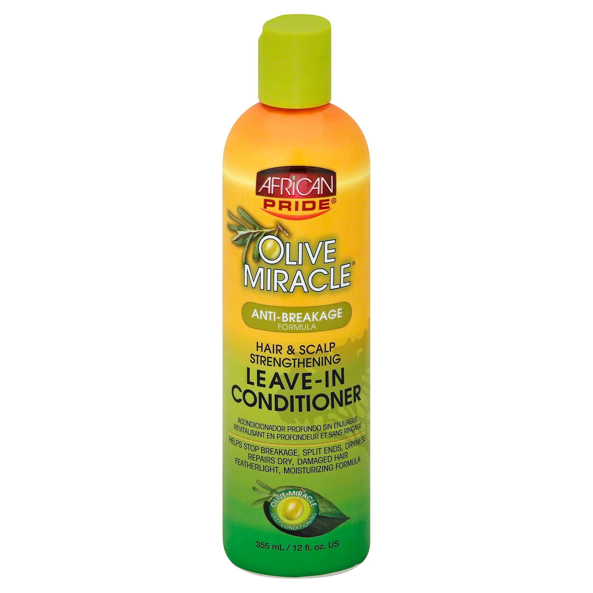 African Pride Olive Miracle Leave In Conditioner, 12 Oz