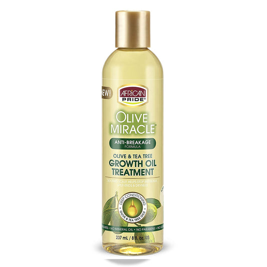 African Pride Olive Miracle Growth Oil, 8 Oz.