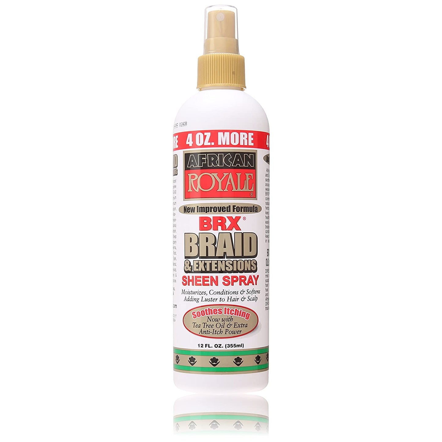 African Royale BRX Braid And Extensions Sheen Spray, 12 Oz.
