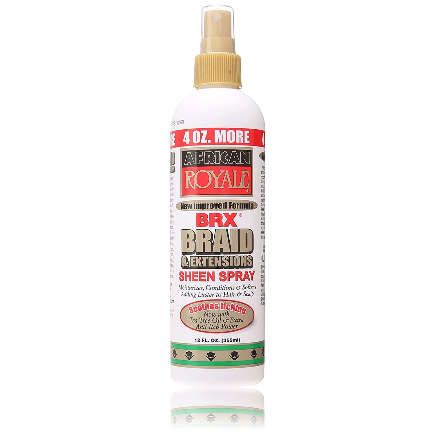 African Royale BRX Braid And Extensions Sheen Spray, 12 Oz.