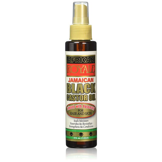 African Royale Jamaican Black Castor Oil, 5 Oz.