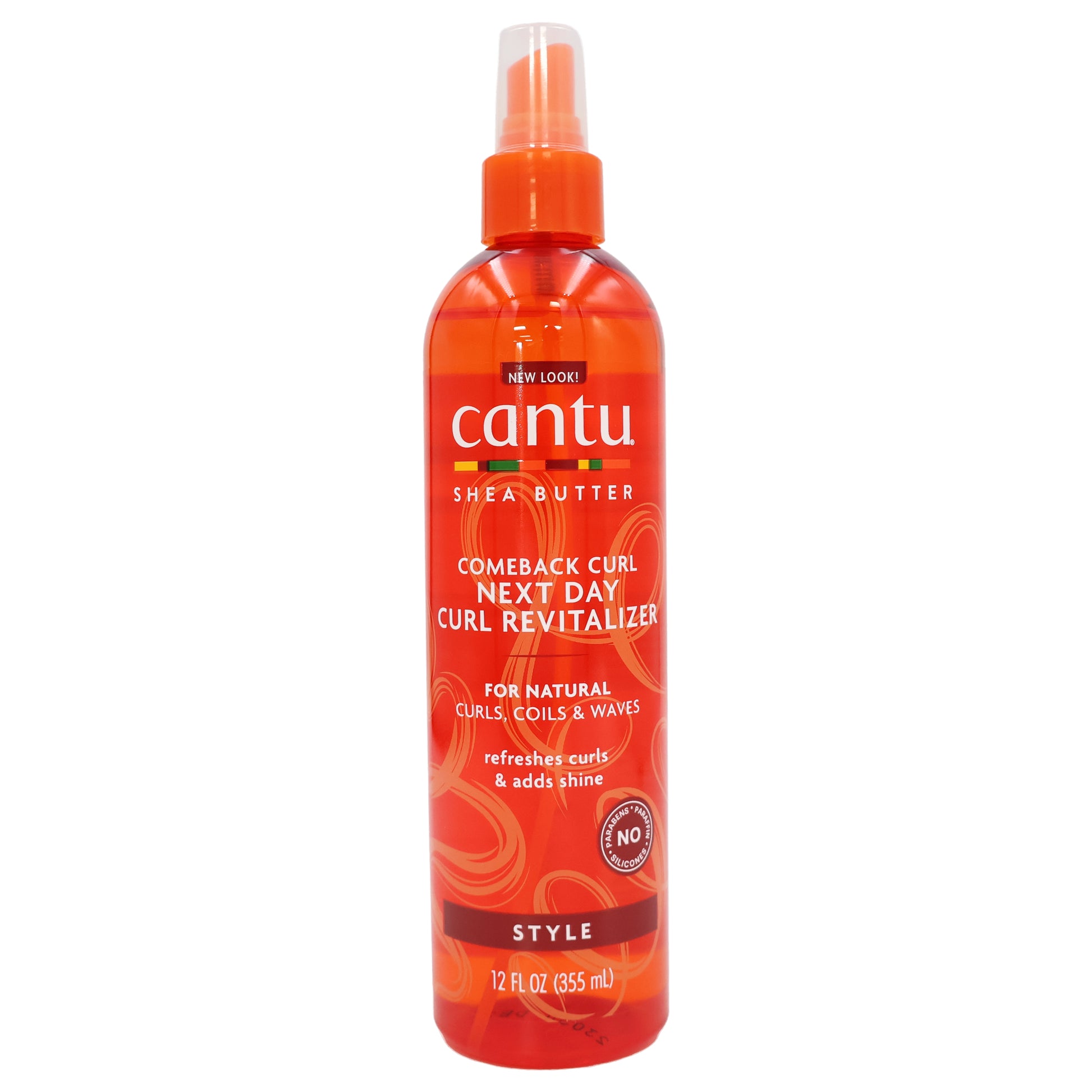 Cantu Shea Butter Comback Curl Next Day Curl Revitalizer, 12 Oz.