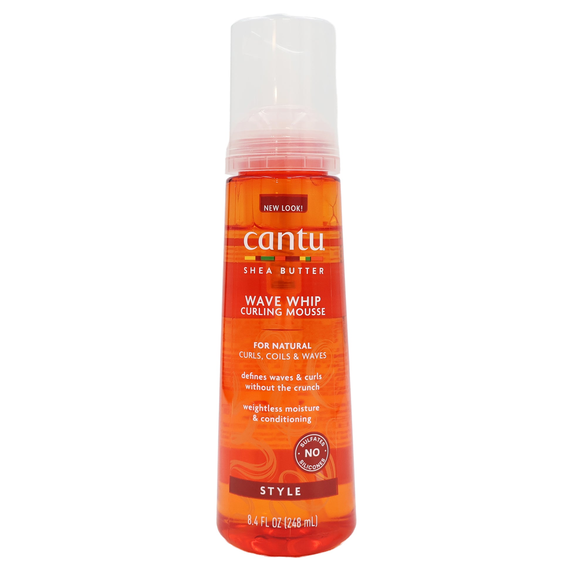 Cantu Shea Butter Wave Whip Curlng Mouss, 8.4 Oz.