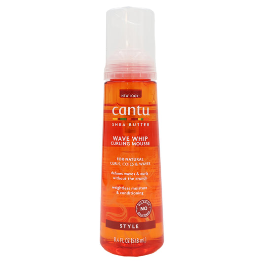 Cantu Shea Butter Wave Whip Curlng Mouss, 8.4 Oz.