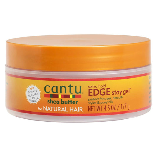 Cantu Shea Butter Hair Edge Stay Gel Extra Hold 4.5 Oz.