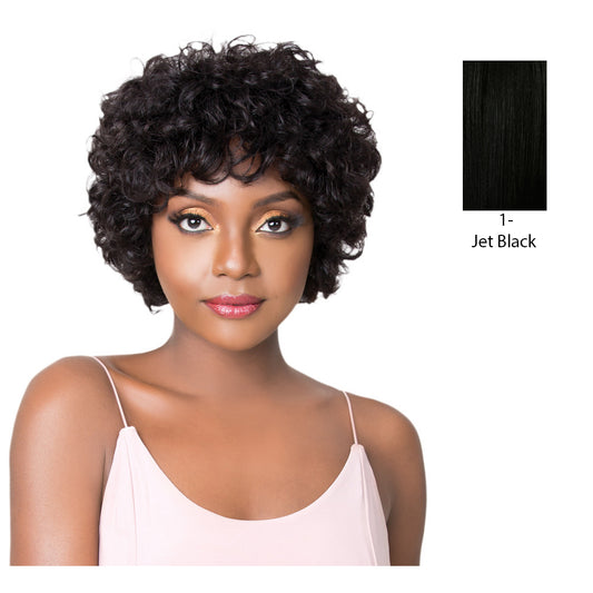 100 Percent HH Baba Human Hair Wig,Black