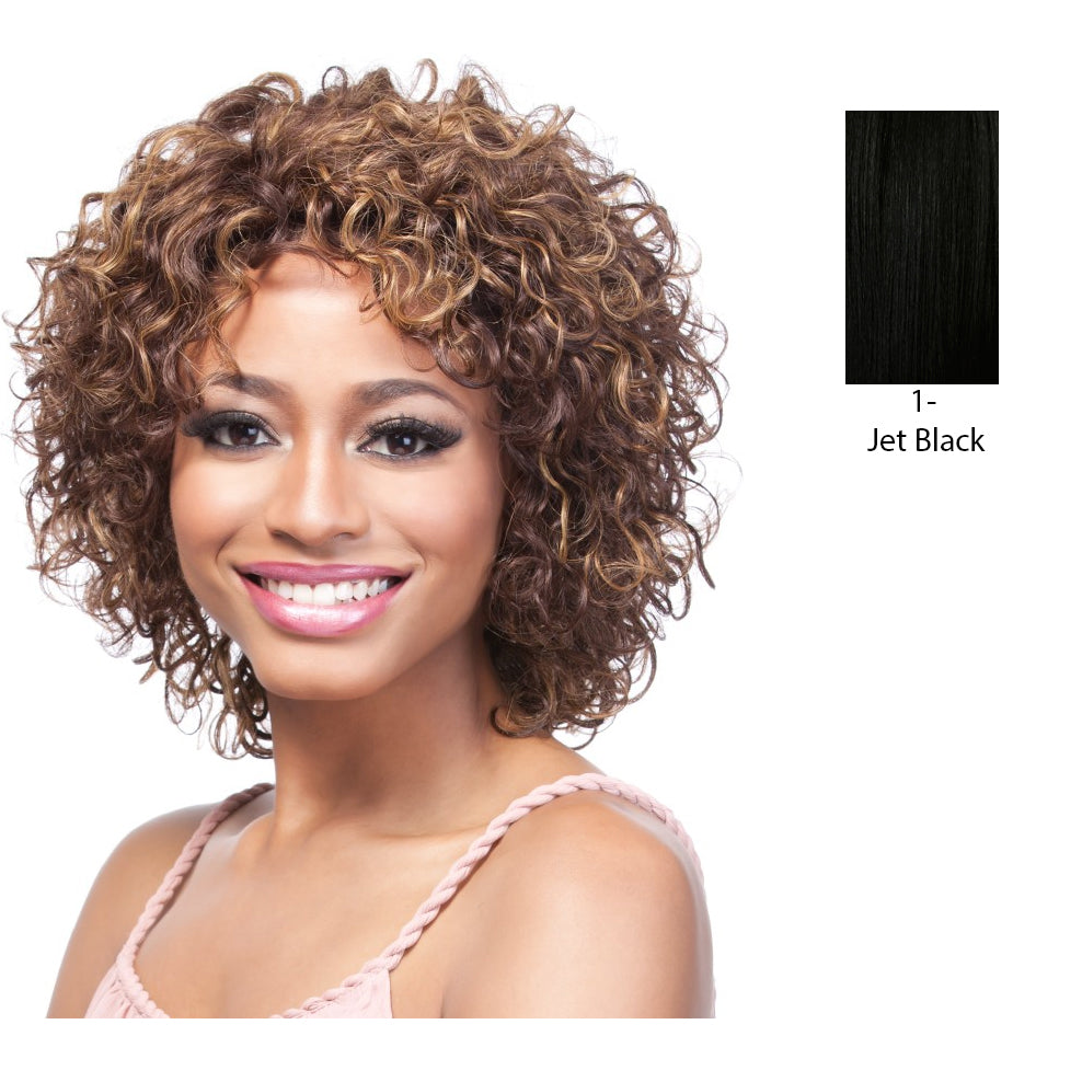 100 Percent Human Hair Wig,Black