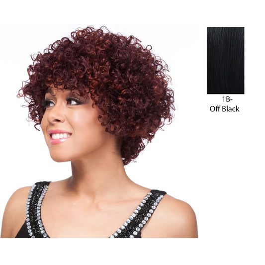 100 Percent Human Wig,Off Black