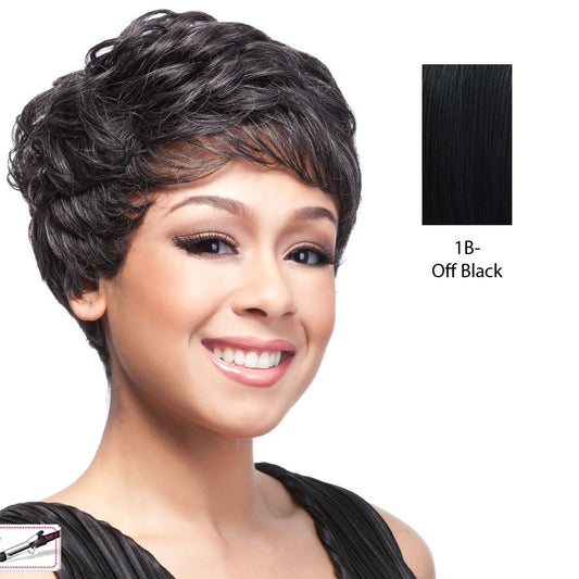 Sassy Mama Synthetic Full Wig Eden,Off black