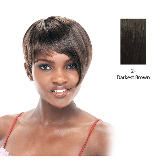 Synthetic Full Wig Lara,Darkest brown