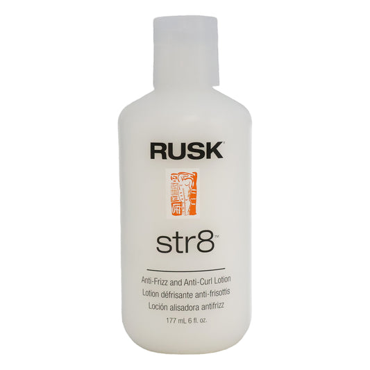 Rusk Design STR8 Anti Frizz and Anti Curl Lotion, 6 Oz.