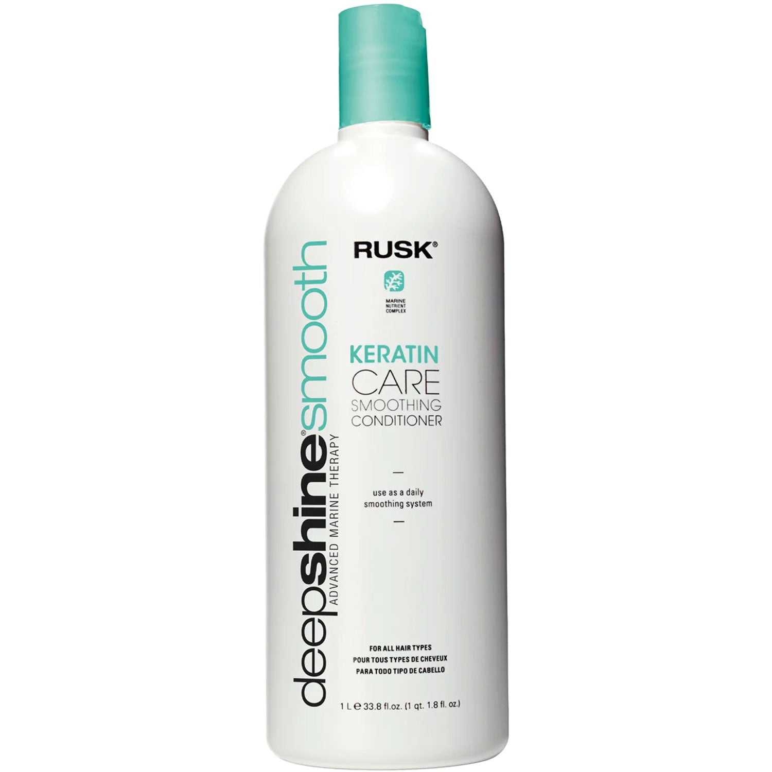 Rusk Deepshine Smooth Keratin Care Conditioner, 33.8 Oz.