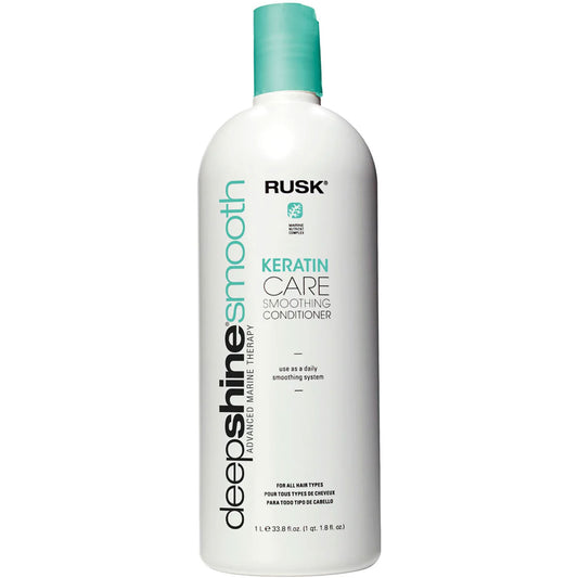 Rusk Deepshine Smooth Keratin Care Conditioner, 33.8 Oz.