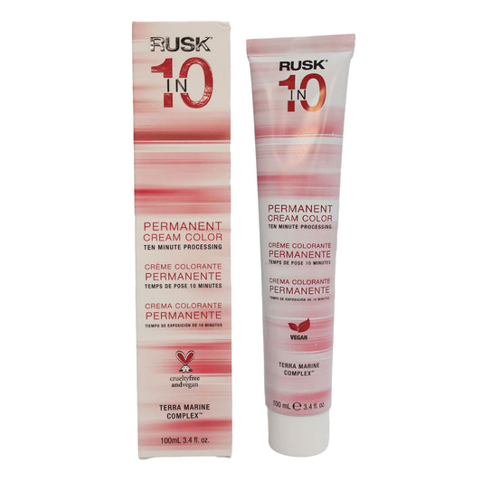 Rusk In 10 Permanent Cream Color, Dark Natural Blonde, 6N, 3.4 oz