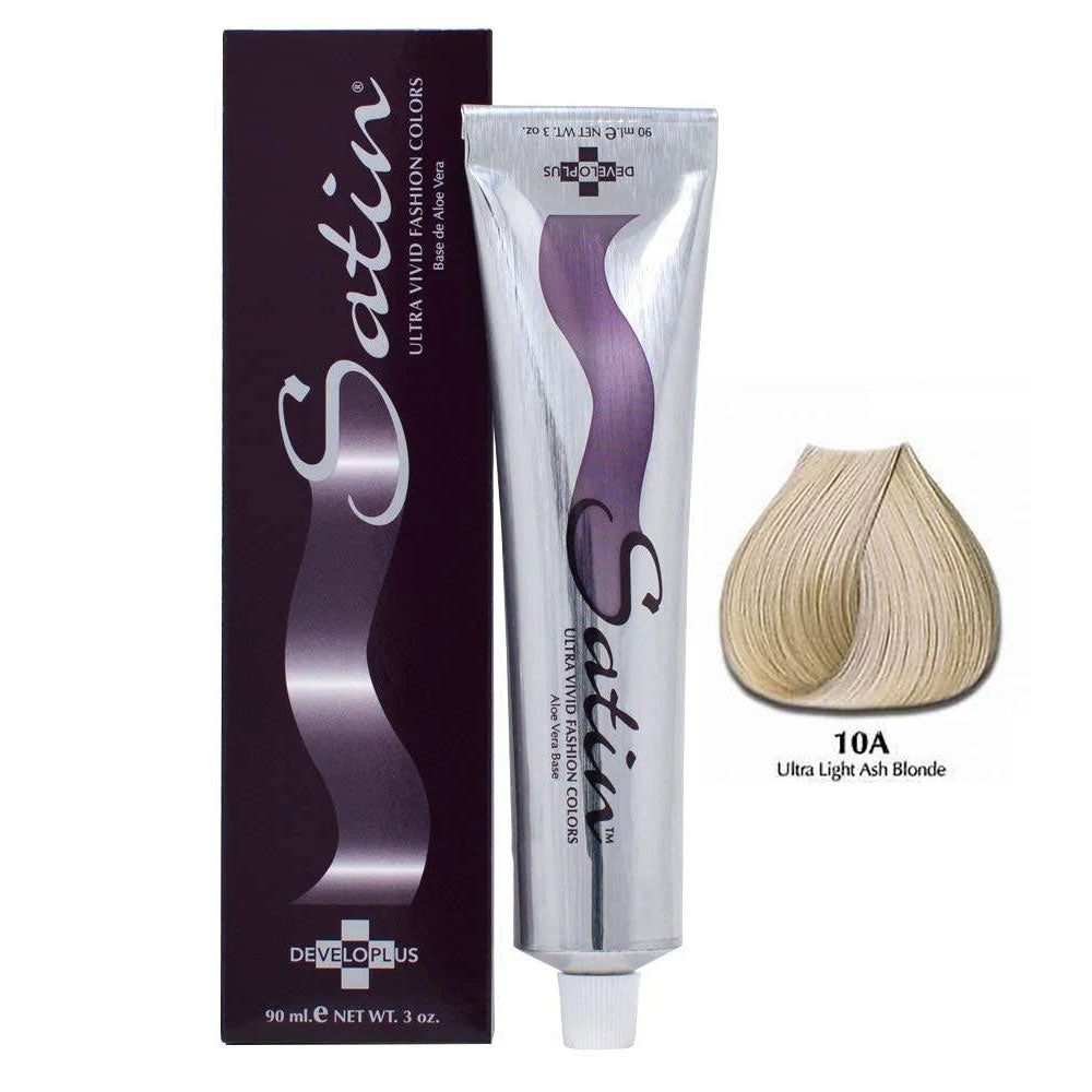 Satin Hair Color 10A Ultra Light Ash Blonde 3 Oz