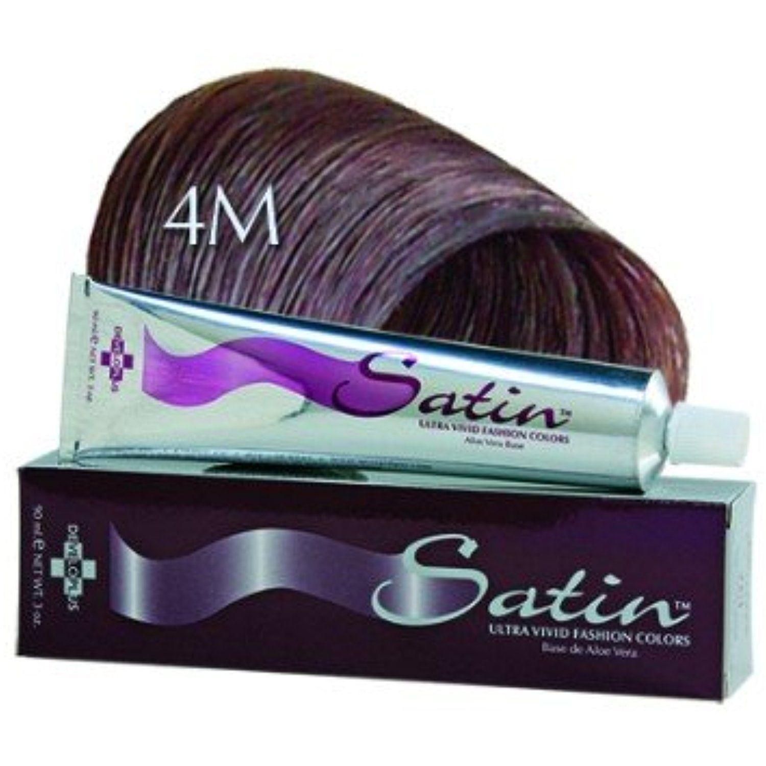 Satin Dark Mahogany Hair Color 4M 3 Oz