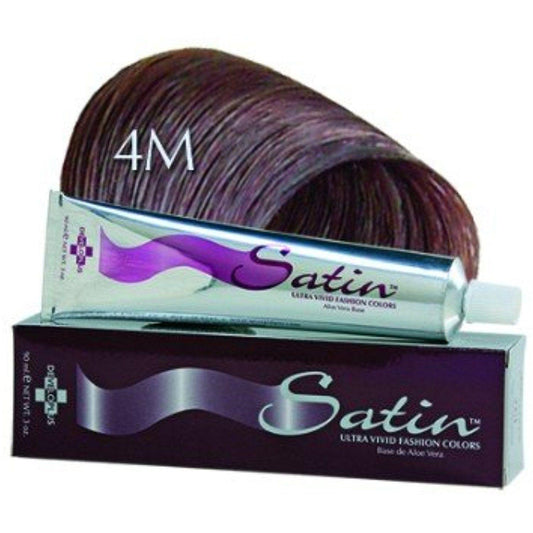 Satin Dark Mahogany Hair Color 4M 3 Oz