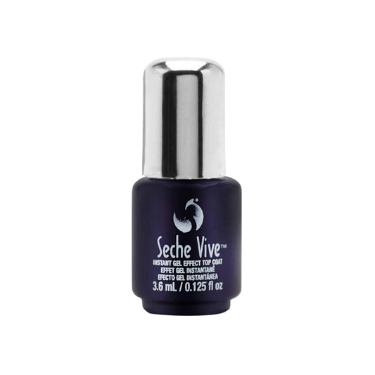 Seche Vive Instant Gel Effect Top Coat Travel Size 0.125 oz