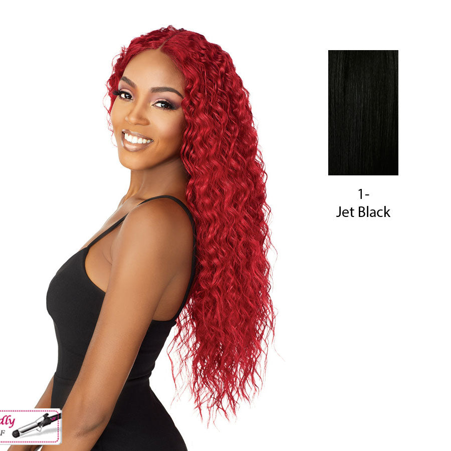 5G True Hd Transparent Swiss Lace Front Wig - Quinnie,Black