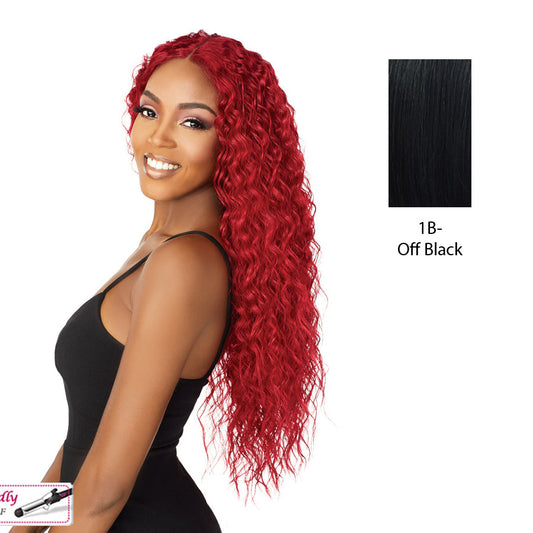 5G True Hd Transparent Swiss Lace Front Wig - Quinnie,Off Black