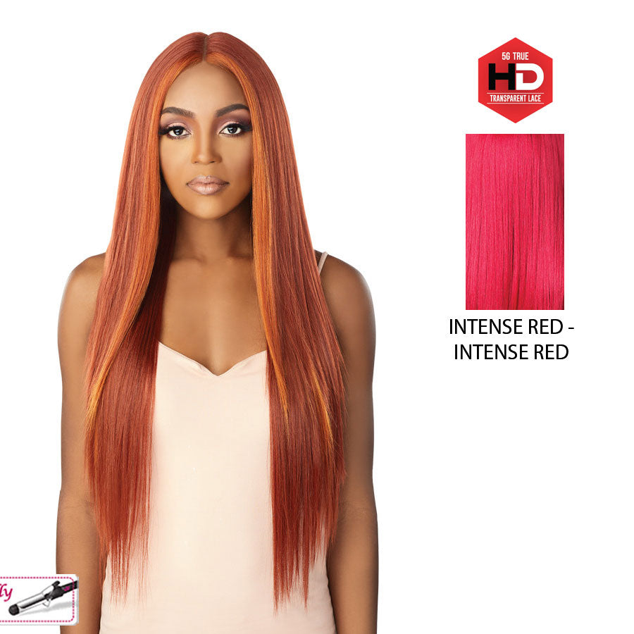 5G True Hd Transparent Swiss Lace Front Wig - Tammy,Intense Red