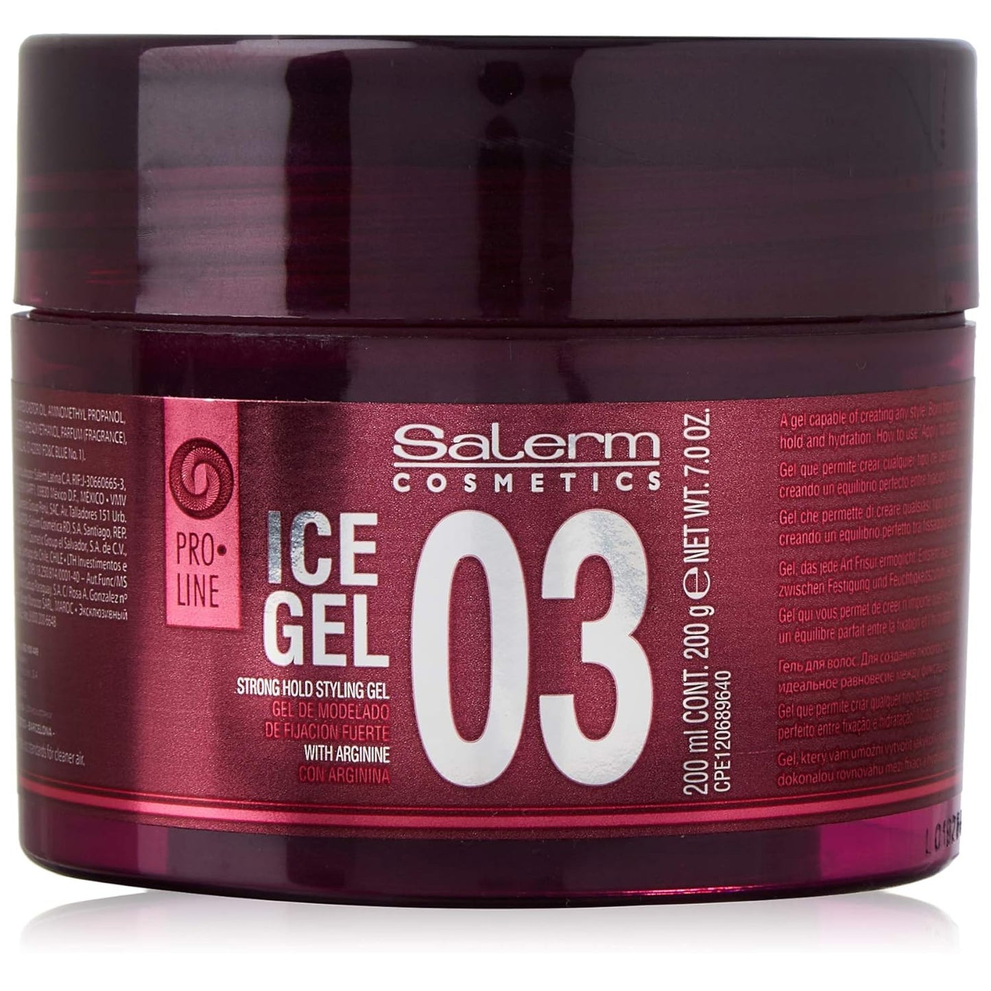 Salerm Pro Line ICE Hair Gel 6.76oz/200ml