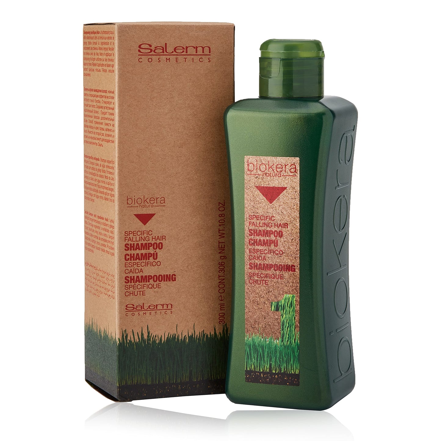 Salerm Champu Hair Regenerating Shampoo, Caida, 300ml,10.1 oz