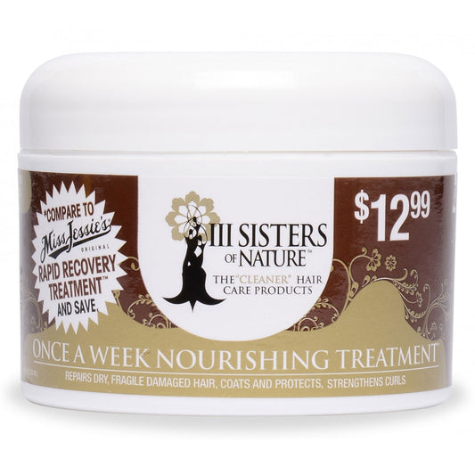 3 Sisters Of Nature Once A Week Nourishing Treatment, 8 Oz
