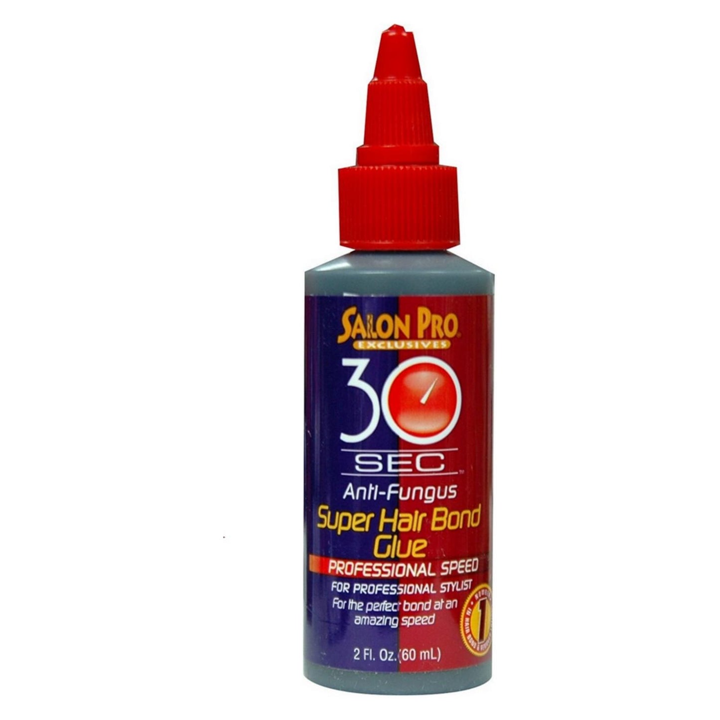 Salon Pro 30 Sec Anti-Fungus Super Hair Bond Glue 2 Oz
