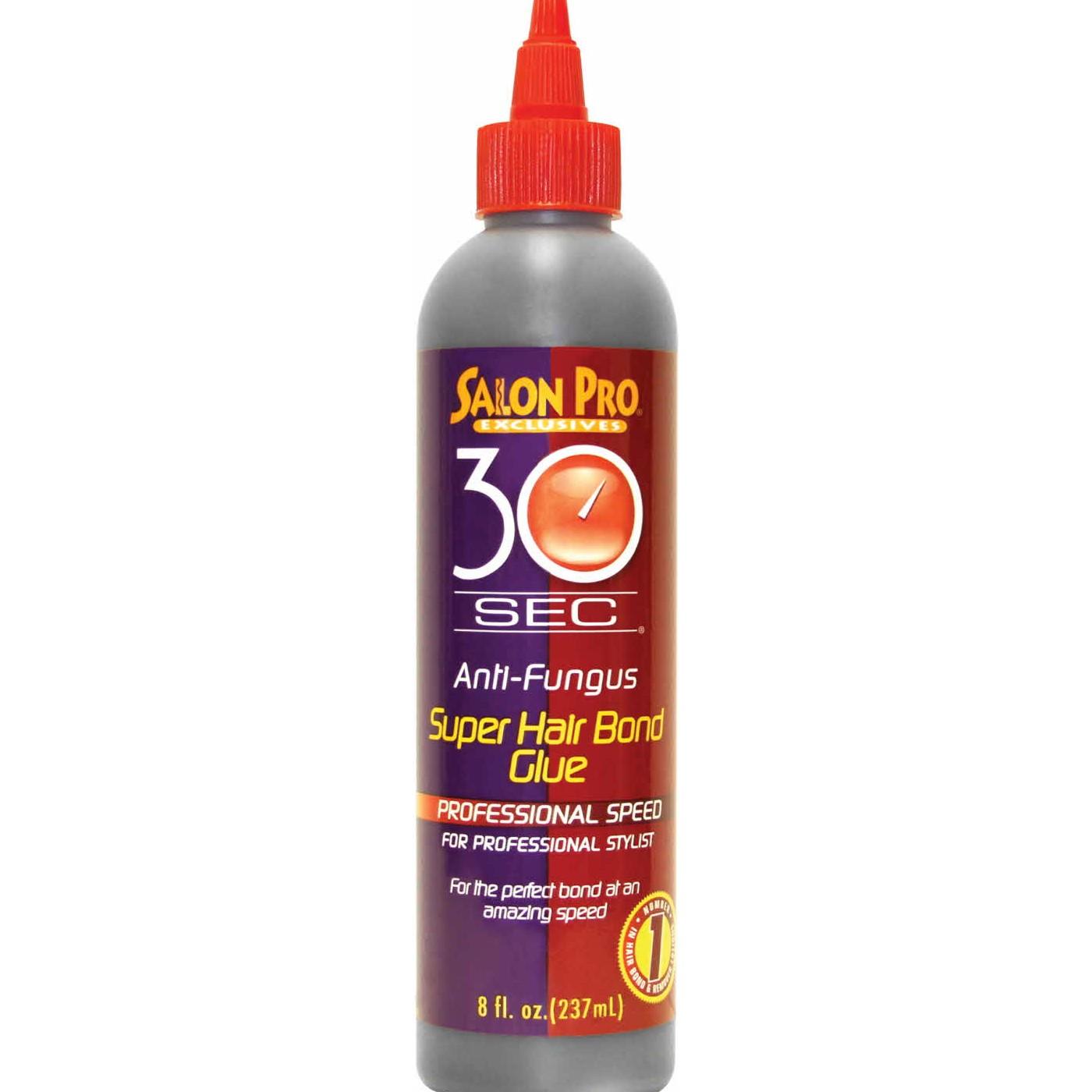 Salon Pro 30 Sec Anti-Fungus Super Hair Bond Glue 8 Oz