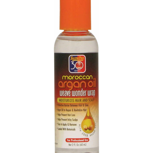 Salon Pro 30 Sec Moroccan Argan Oil Weave Wonder Wrap 2 Oz.