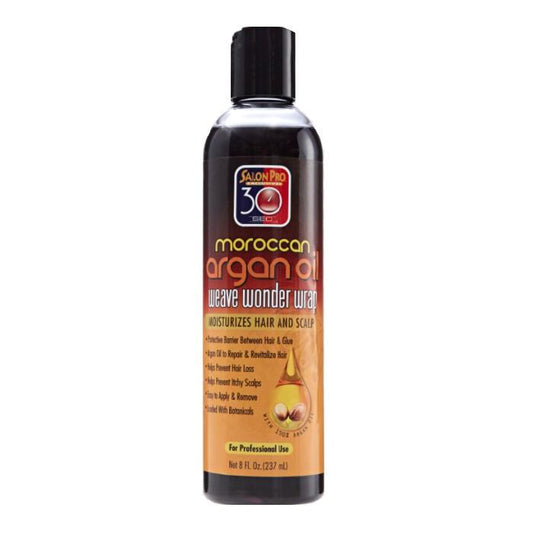 Salon Pro 30 Sec Moroccan Argan Oil Weave Wonder Wrap  8 OZ